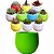 Vaso Big Ball Verde - Terral - Imagem 2