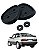 Calço Borracha Aerofólio Kit 4 Peças Gol Gti Gts Gl Cl Gt 1991 ao 1994 - Imagem 1