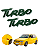 Adesivo Emblema Lateral Turbo do Fiat Uno Turbo 1,4 94 à 96-Verde - Imagem 1