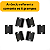 Kit 6 Presilha Churrasqueira Vw Gol Gti Gts Quadrado Parati - Imagem 3