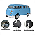 Tapete Kombi 82 Á 92 Emborrachado-Preto - Imagem 7