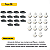 Kit Presilha Da Ombreira Porta Malas Gol Gti Gts Gl 87 A 94 - Imagem 2