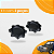 Manopla Reclinar Banco Recaro Gti Gts Gsi Escort + Trava Par/Preto - Imagem 2