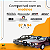Manopla Reclinar Banco Recaro Gti Gts Gsi Escort + Trava Par/Cinza - Imagem 3