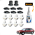 Kit Presilhas Ombreira Gol Gts,voyage,sport,saveiro,parati - Imagem 1