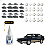 Kit Suporte Presilha Forro De Porta Gol Gts/gti Voyage Le/ld - Imagem 1