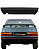 Para-choque Traseiro Vw Gol 87/94 1 Linha - Preto Texturizado - Imagem 1
