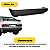 Parachoque Traseiro Vw Gol 87/96 1 Linha-Preto Texturizado - Imagem 4