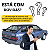 Parachoque Traseiro Vw Gol 87/96 1 Linha-Cinza Escuro - Imagem 7