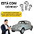 Puxador Apoia Braço Porta Fusca Kombi Gol/Lado Direito - Imagem 8