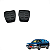 Kit Capa Pedal Freio Embreagem Gol Voyage Parati Quadrado - Imagem 1