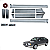 Kit Spoiler Lateral + Frisos + Coluna Gol Gti Quadrado 87/94 - Imagem 1