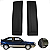 Coluna Aplique Porta Gol Gts 91 92 93 94 Preto Par - Imagem 1
