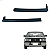 Spoiler Dianteiro Preto Bigodinho 8 Volkswagen Gol 1987 A 1994 - Imagem 1