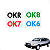 Kit Adesivos Parabrisa Ok8, Ok7, Ok6, Okr Qualidade - Imagem 1