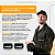 Kit Farol De Milha Retangular Universal Com Capas Cibie Preto - Imagem 8