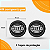 Capa Farol Milha Auxiliar Redondo Fusca Gol Gti Gt Gts Hella	- Preto - Imagem 2