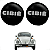 Capa Farol Milha Cibie Gol Gti Gts Escort Xr3 Redondo - Preto - Imagem 1