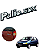Emblema Letreiro Fiat Palio EDX 1997 1998 1999 Preto e Azul - Imagem 1