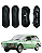 Jogo 4pçs Guarnição Borracha Acabamento Vedação Suporte Para-choque Dianteiro e Traseiro Brasilia - Imagem 1