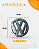 Emblema Logotipo para Grade Frontal Dianteira Brilhante Cromado Volkswagen Gol G2 Bola - Imagem 2