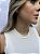 Choker alongada • folheado a prata - Imagem 1