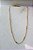 Choker palito amassado • folheado a ouro - Imagem 1