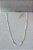 Choker palito amassado • folheado a prata - Imagem 1