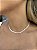 Choker baguete cristal • folheado a prata - Imagem 2