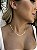 Choker fita • folheado a prata - Imagem 1