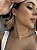 Choker riviera baguete • folheado a ouro - Imagem 3