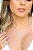 Colar pizza color • folheado a prata - Imagem 3