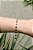 Pulseira trevinho preto • folheado a ouro - Imagem 1