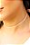 Choker veneziana dupla • folheado a prata - Imagem 2