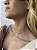 Choker pedra oval • folheado a ouro - Imagem 4