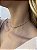 Choker pedra oval • folheado a ouro - Imagem 3