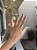 Anel gota • folheado a prata - Imagem 4