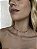 Choker baguete colorida • folheado a ouro - Imagem 2