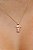 Colar filha rosa • folheado a ouro - Imagem 3