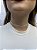 Choker fita brilhos • folheado a prata - Imagem 1