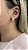 Brinco gotinha • folheado a prata - Imagem 1
