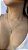 Colar trevo verde • folheado a ouro - Imagem 1