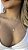 Colar gota cristal • folheado a ouro - Imagem 2