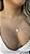Colar gota cristal • folheado a prata - Imagem 3