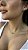 Choker 5 trevo verde • folheado a ouro - Imagem 3