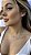 Choker 5 trevo verde • folheado a ouro - Imagem 1