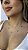 Choker 5 trevo verde • folheado a prata - Imagem 2