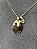 Colar oval personalizado • folheado a ouro - Imagem 1