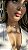 Choker 1 trevo azul acqua • folheado a prata - Imagem 3