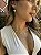 Choker 5 trevo azul acqua • folheado a ouro - Imagem 2